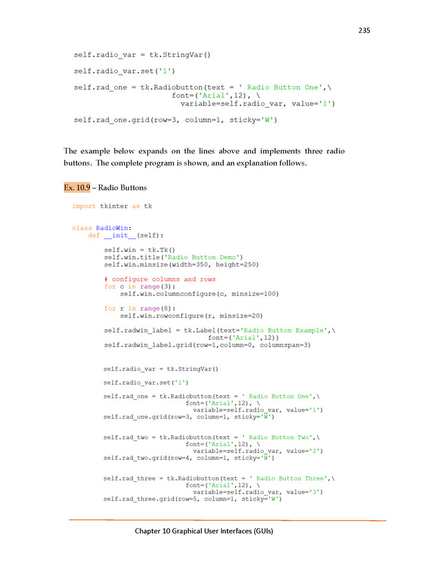 Introduction to Python Programming: Starting Out with IDLE - Graphical User Interfaces (GUIs) 17